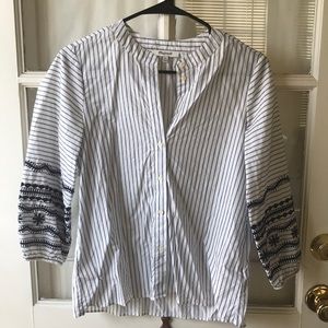 MADEWELL Tunic Blouse; Worn TWICE!
